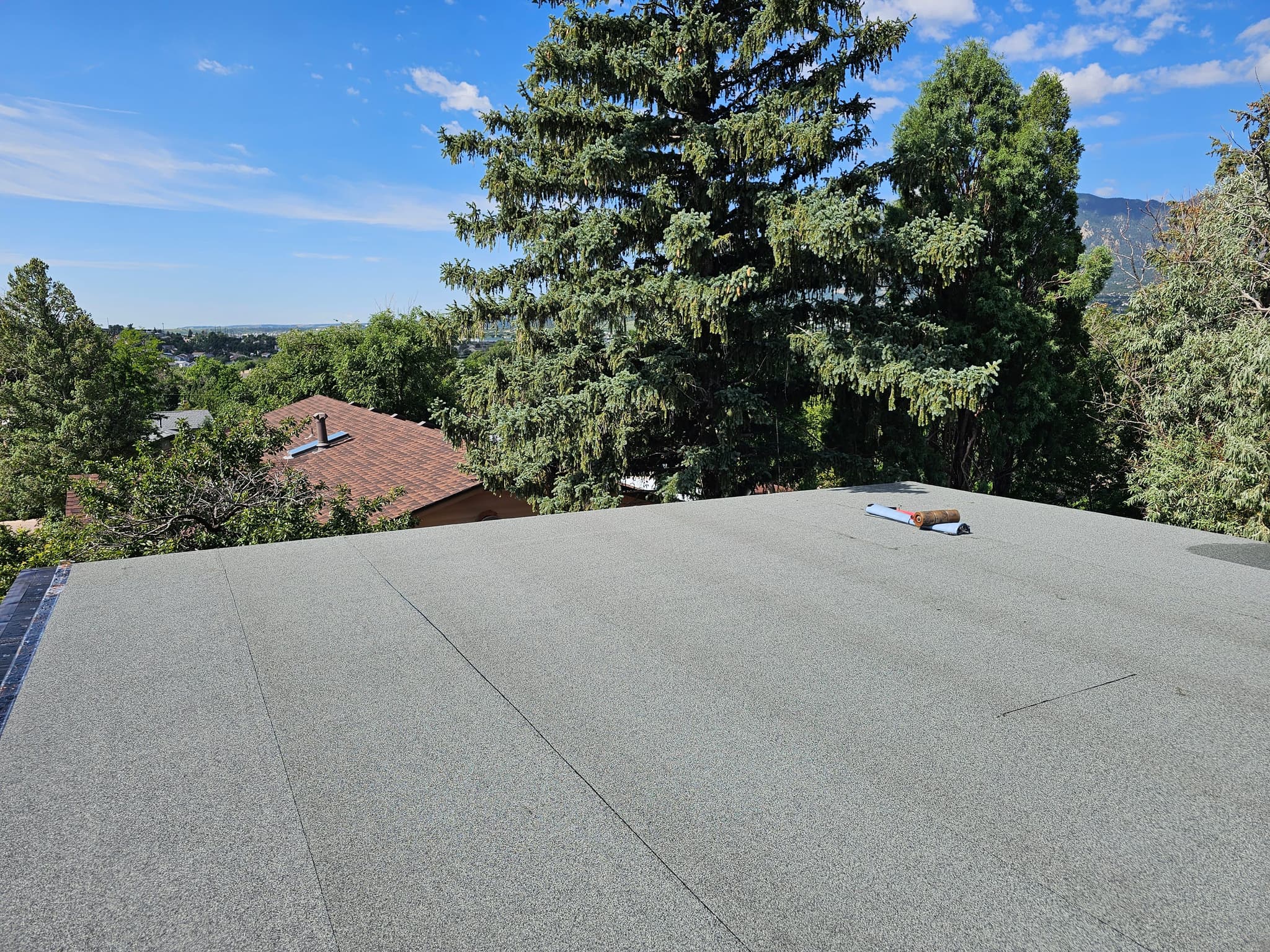 Flat roofing