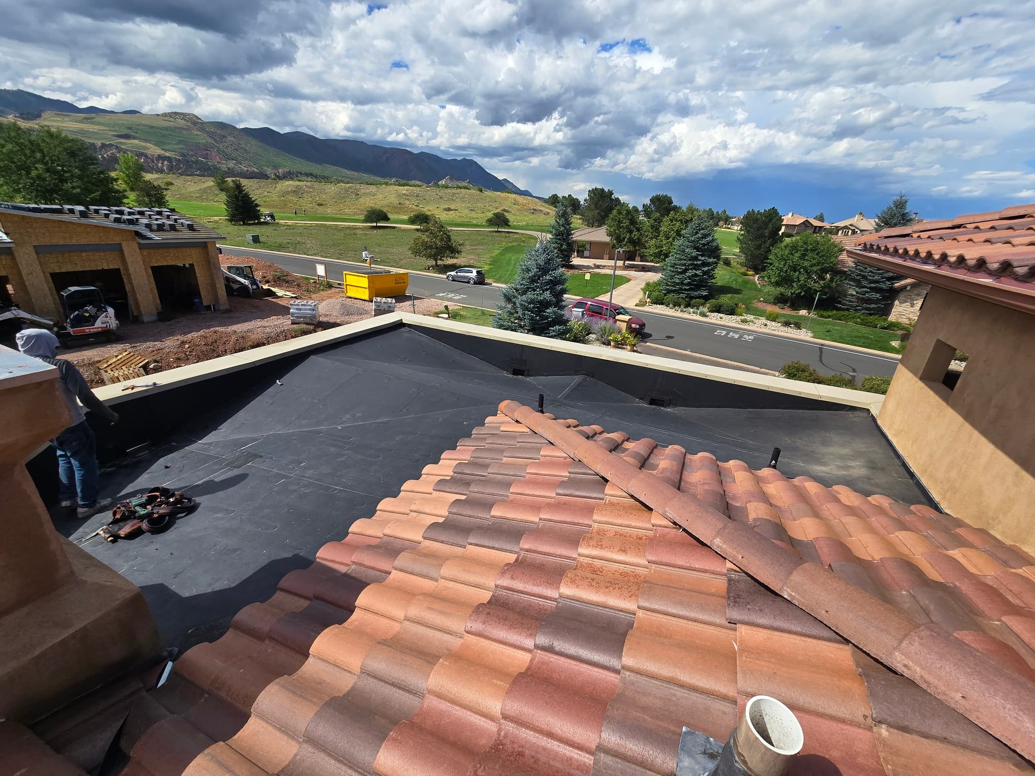 Flat roof project