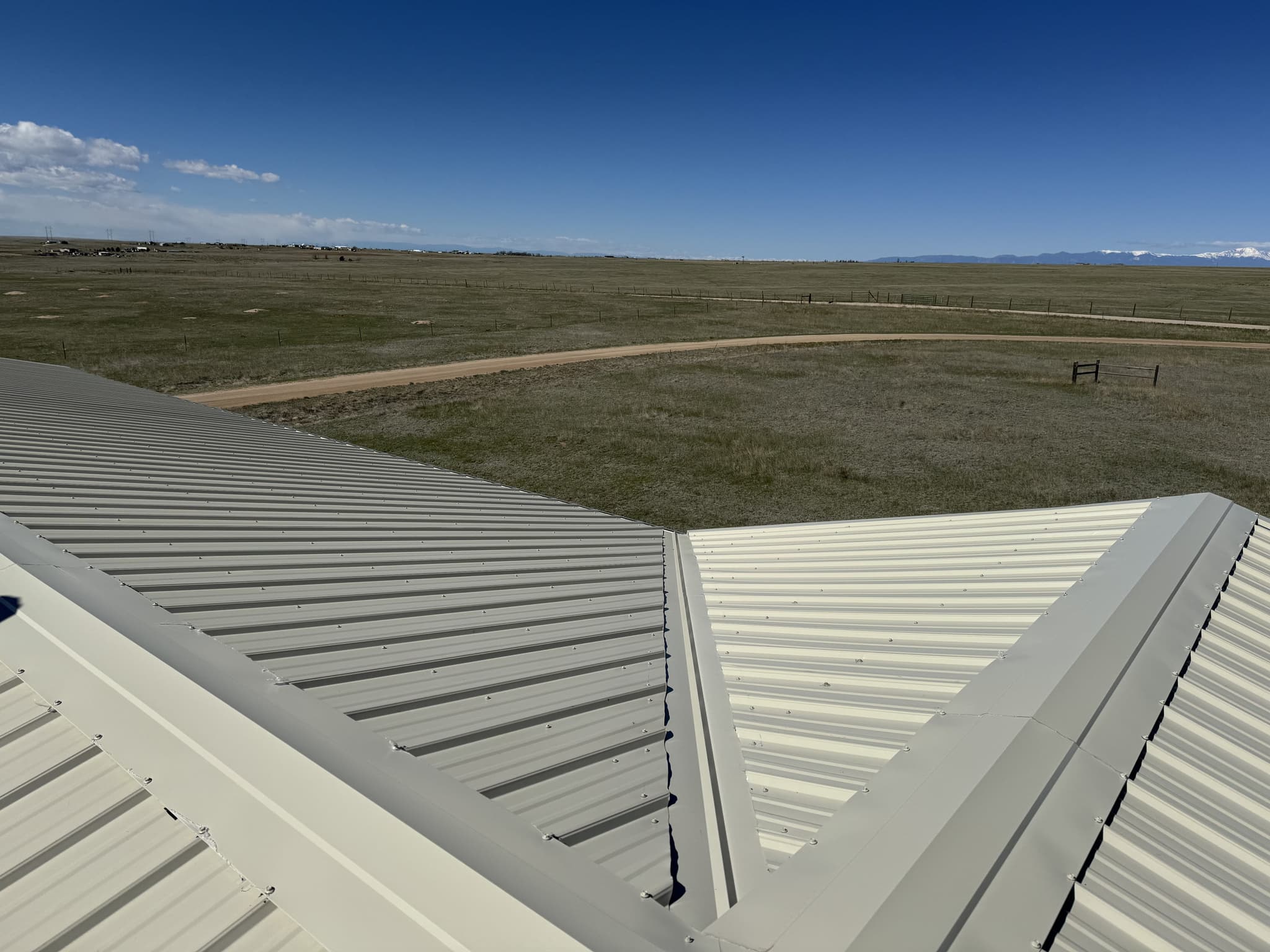 Steel roof