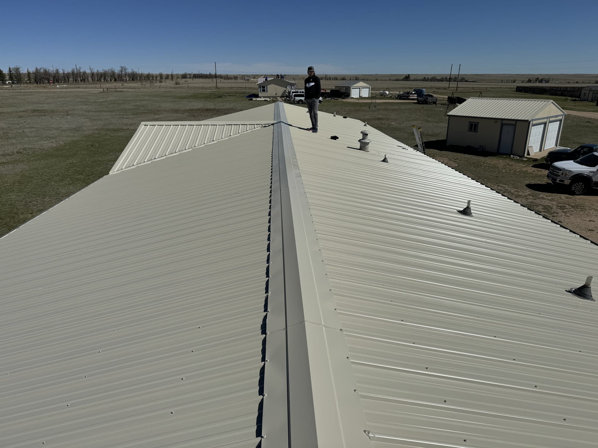 Metal roof