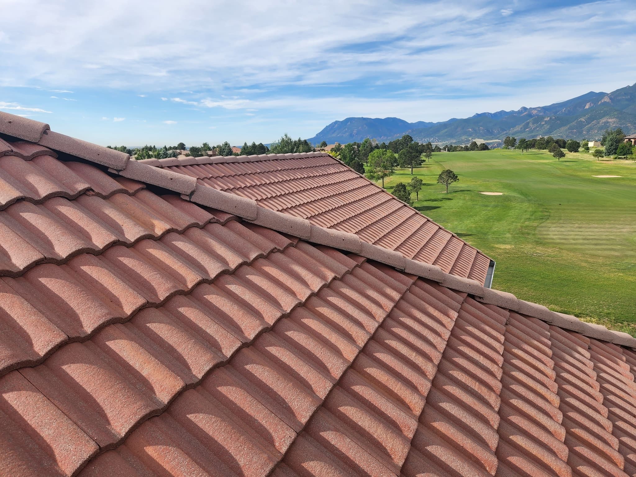 Tile roofing