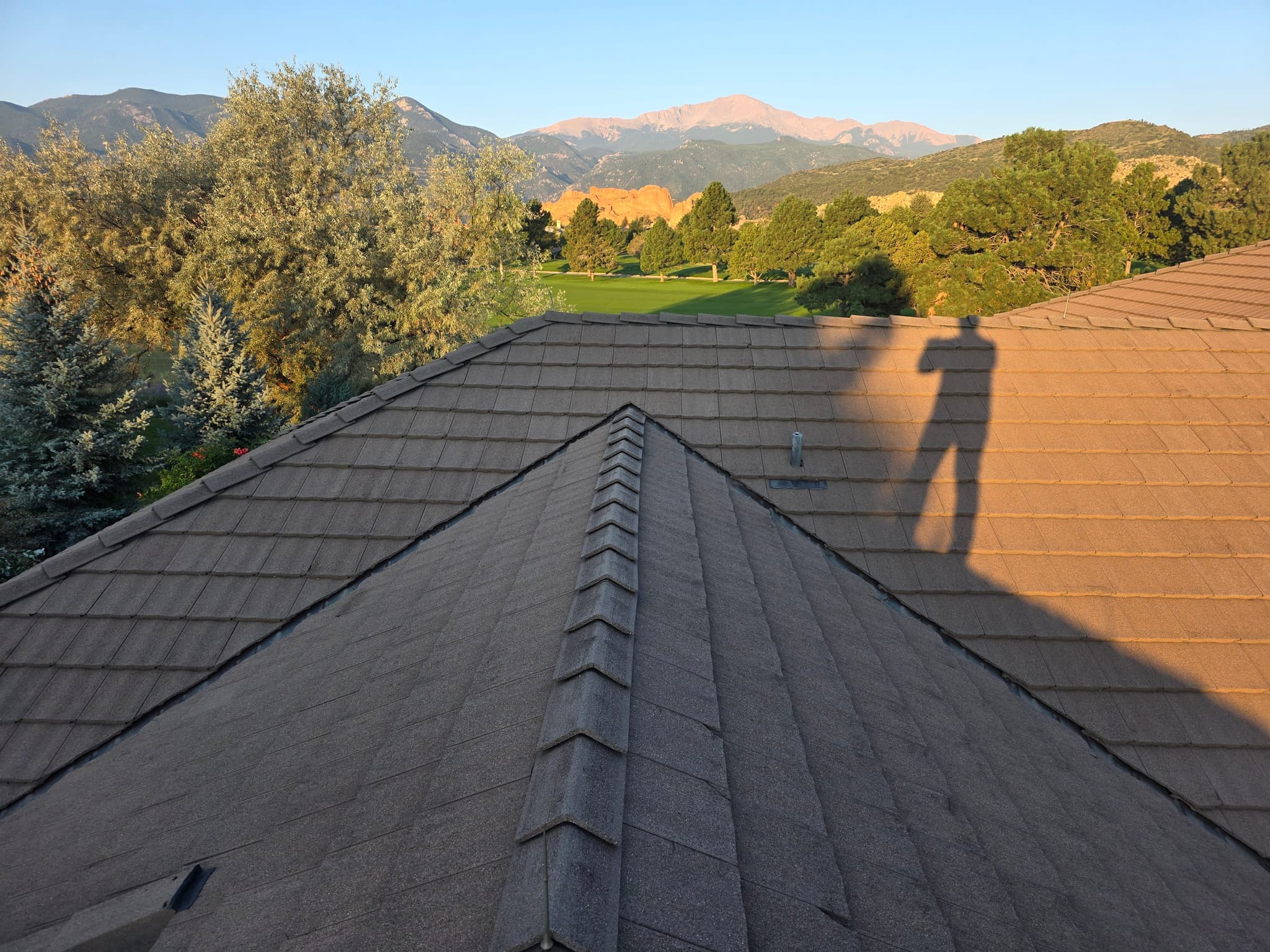 Tile roofing
