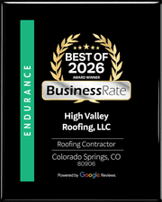High Valley Roofing LLC Plaque