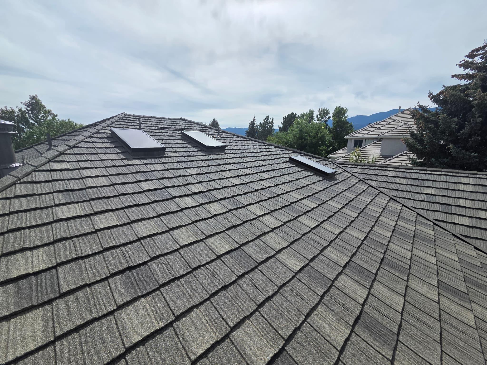 Steel roofing