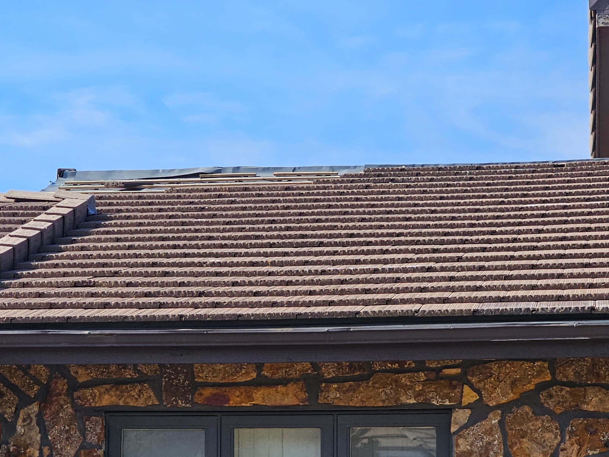 Tile roof project