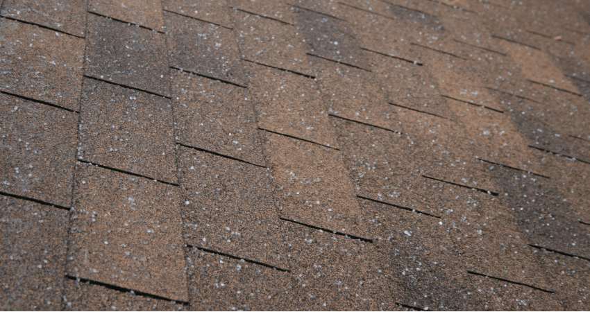 hail on shingles