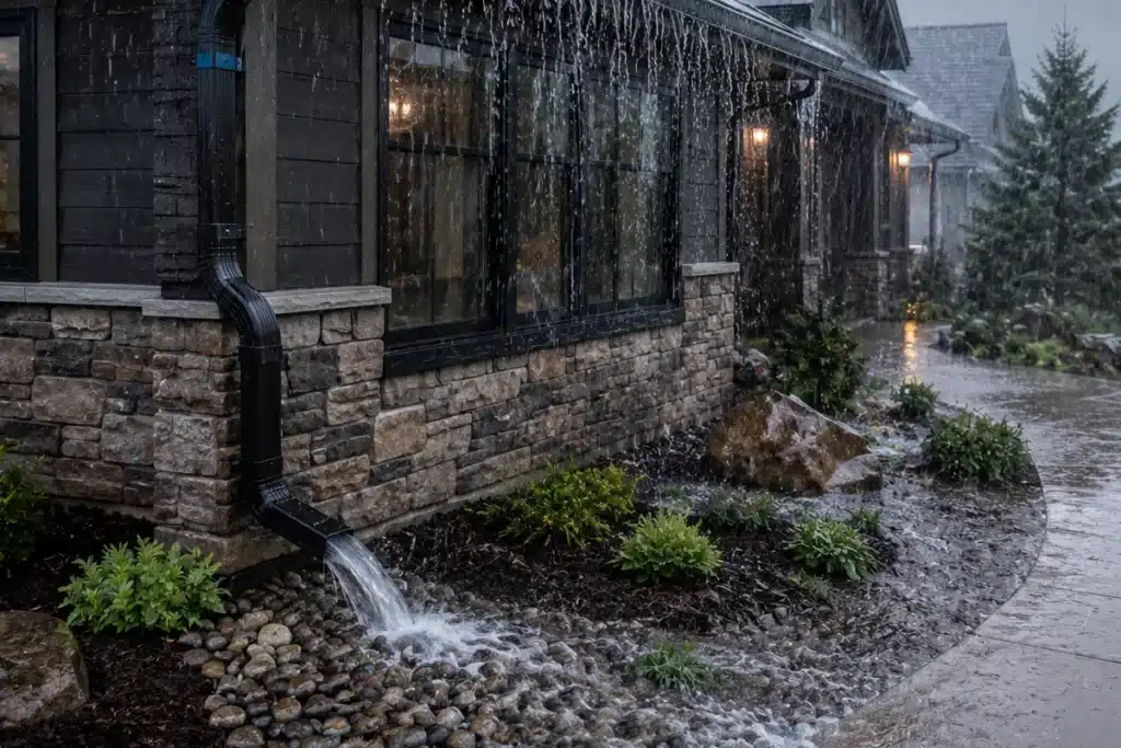 Downspout Placement