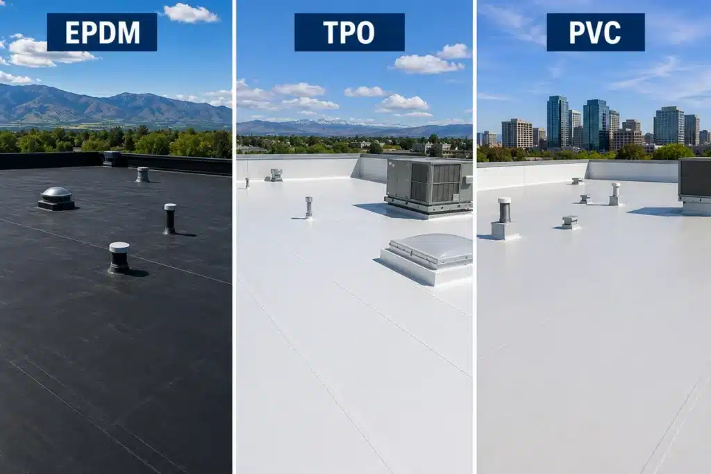 EPDM, TPO & PVC Flat Roofs