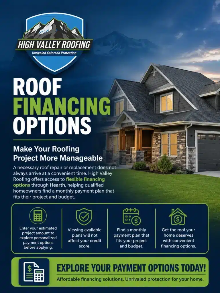 Colorado Springs roof financing