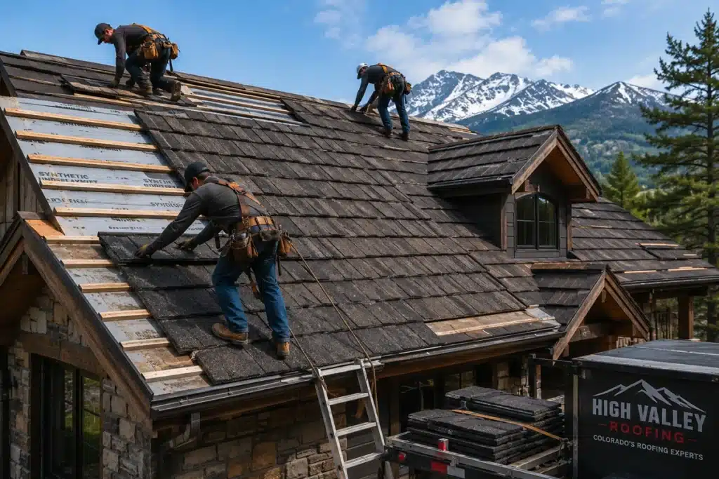 Shake Profile Stone Coated Steel Roofing