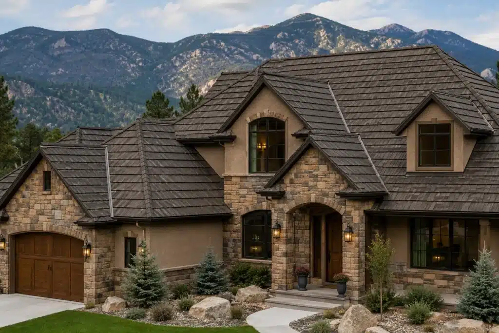 Shake Profile Stone Coated Steel Roofing