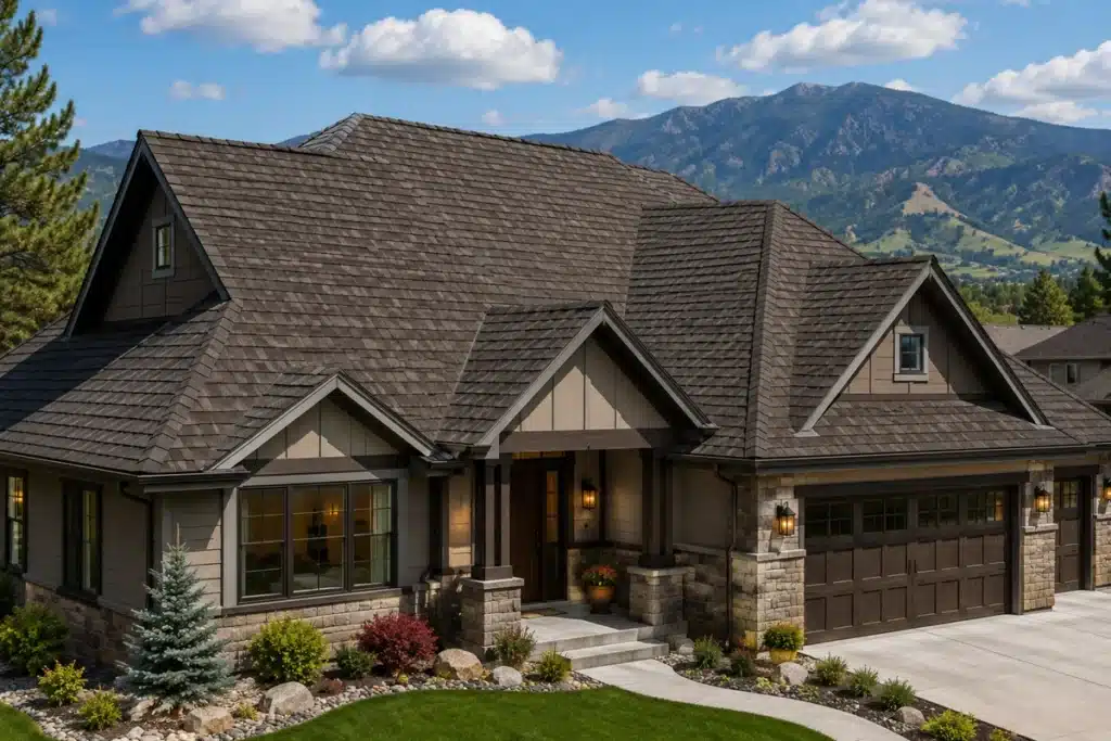 Shingle Profile Stone Coated Steel Roofing