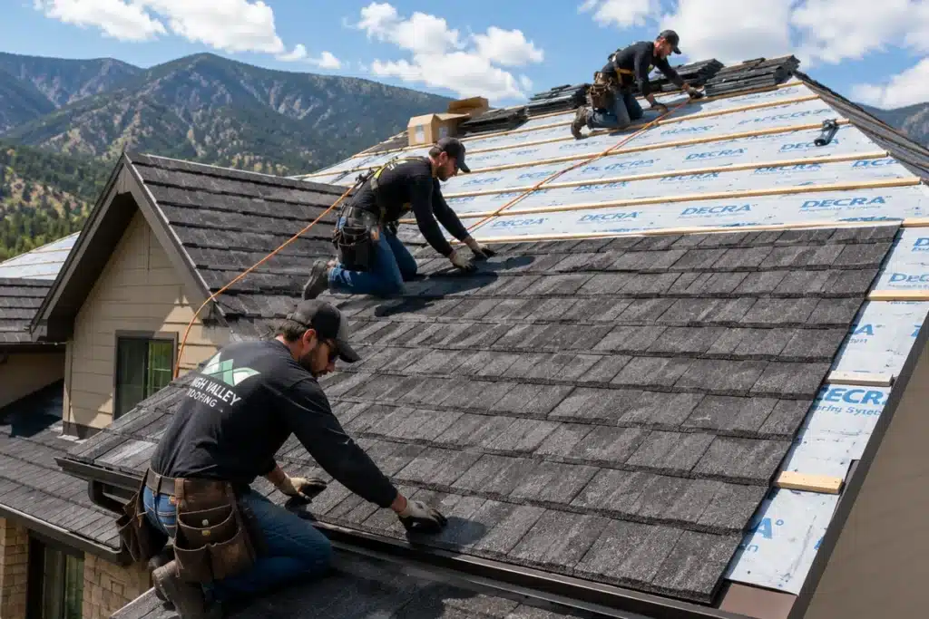 Shingle Profile Stone Coated Steel Roofing