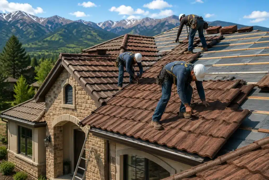 Tile Profile Stone Coated Steel Roofing