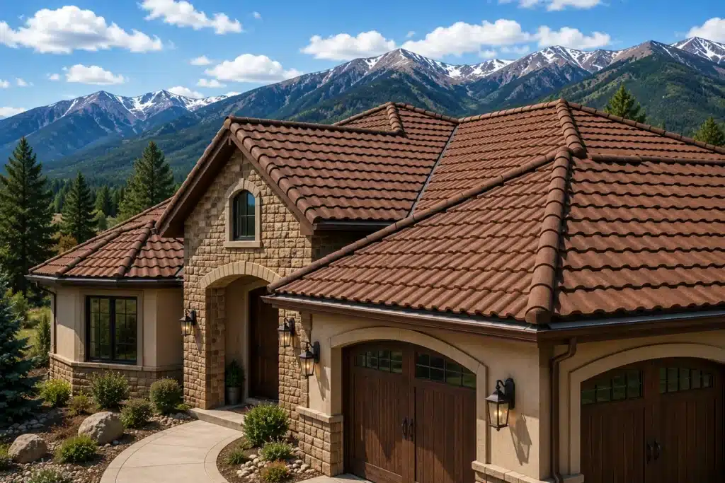 Tile Profile Stone Coated Steel Roofing