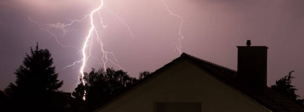 Roof in a storm
