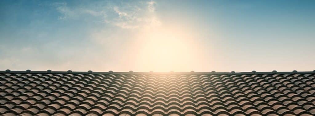 Roof in the heat